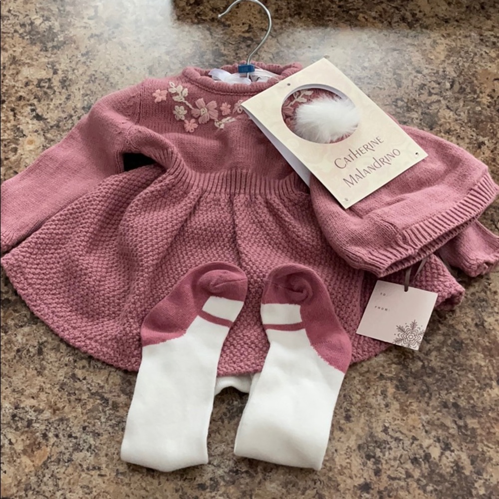 Baby sweater dress